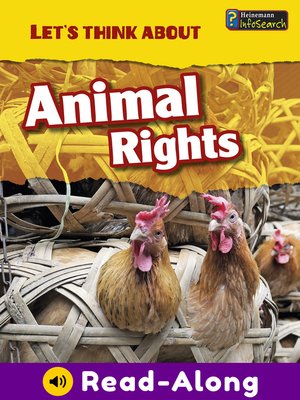 cover image of Let's Think About Animal Rights